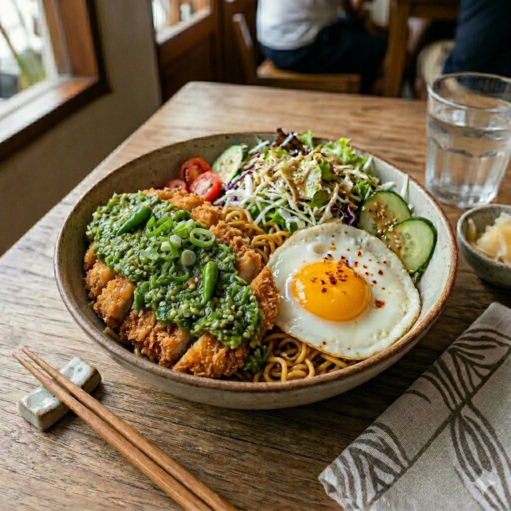 Katsu Indomie Bowl Cabe Hijau Rice Bowl Boss